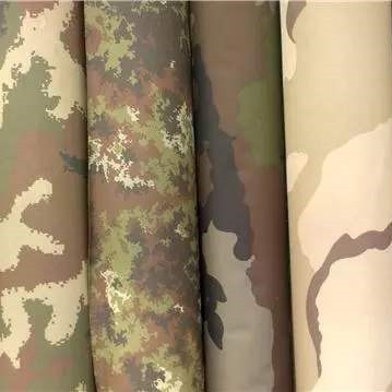 Polyester/cotton  camouflage printed fabric