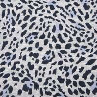 96 polyester 4 spandex knitted DTY soft dyed brush snow leopard print printing single jersey fabric for t shirt knitwear